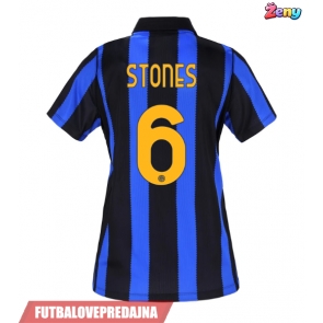 Lacne Ženy Futbalové dres Inter Milan John Stones #6 2026-27 Krátky Rukáv - Domáci